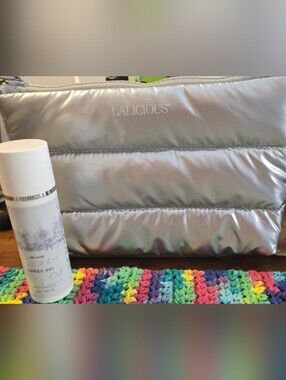 New Lalicious Brand Apres Ski Limited Edition Body Oil And Matching Quilted Bag